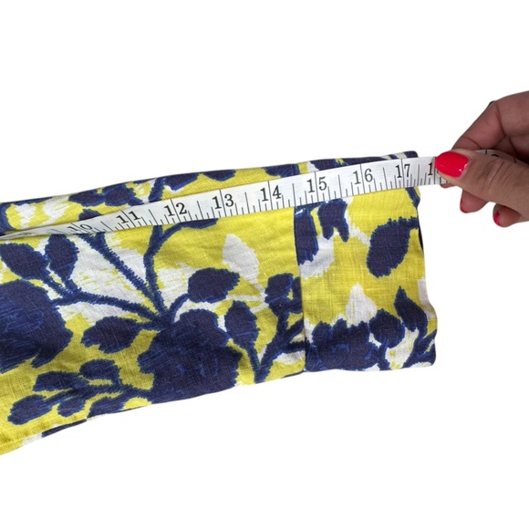 Tyler Boe Linen Floral Tunic Dress - Size M - 100% Linen Spring Vacation B199 - Picture 9 of 10